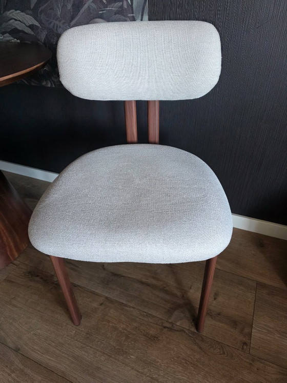 Esszimmerstühle – Mahom Furniture, Stoff, Holz (photo 3 of 6)