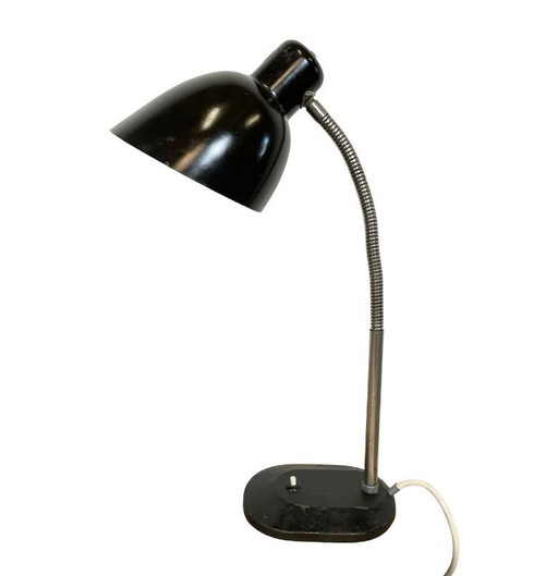 Lampada da scrivania vintage in bachelite di Nolta Lux, anni '30