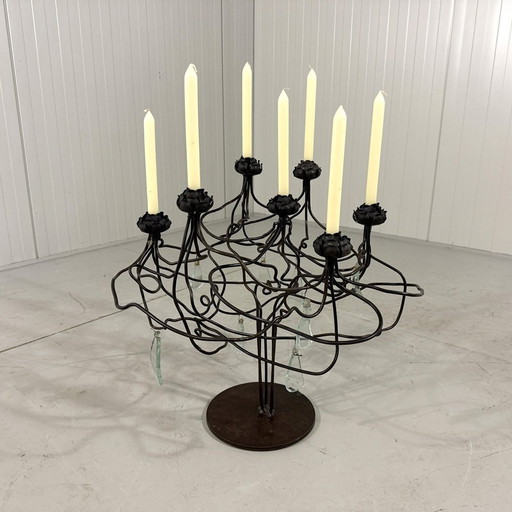 Large brutalist candlestick 1980's