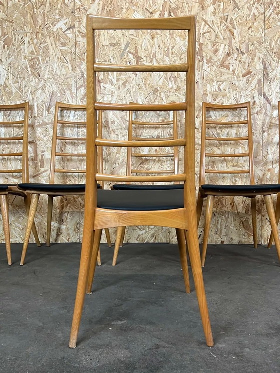 Image 1 of 6x 60s 70s stoelen Eetkamerstoel Eetkamerstoelen Deens design 60s