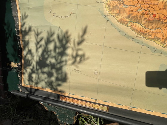 Image 1 of Carte murale/carte vintage XXL des États-Unis et de l'Amérique centrale