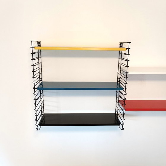 Tomado Wall Unit With Metal Shelves By A. Dekker – Shelving unit, Vintage (photo 7 of 7)