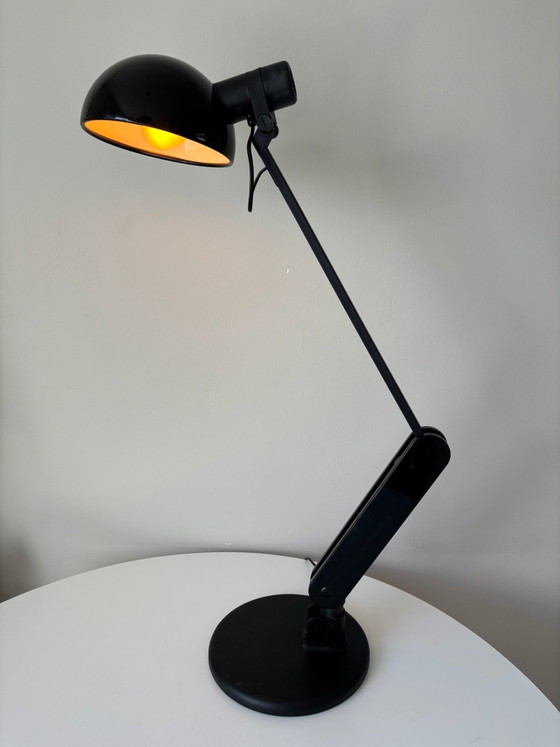 Table Lamp “Praxi” By Bruno Gecchelin For Iguzzini, Italy, 1982 – Tafellampen, Metaal, Kunststof (photo 2 of 13)