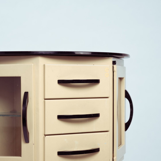 Image 1 of Industrial Turnable Dentist Cabinet, France 1950s
