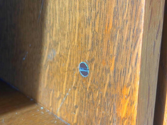 Houten dressoir uit het midden van de 20e eeuw met schuifdeuren – jaren 60 – Wood (photo 7 of 11)