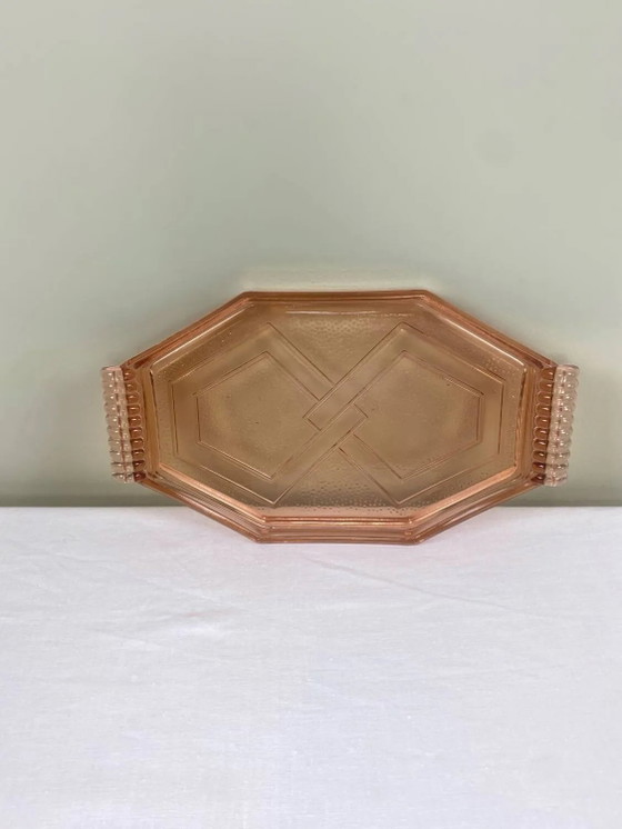 Rosaline Art Deco Tray – Table accessories, Glass (photo 7 of 8)