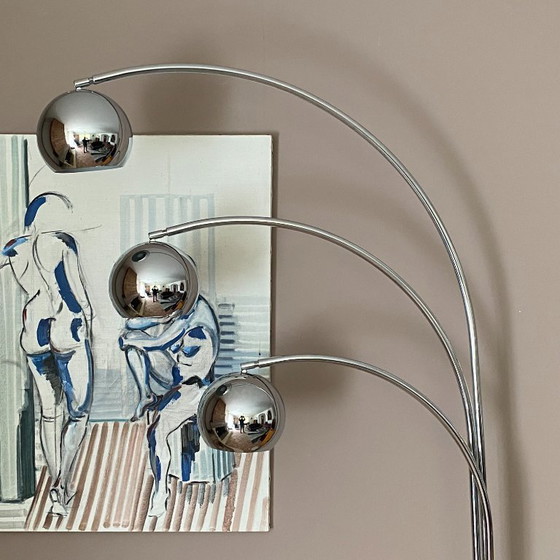 Image 1 of MUGUET floor lamp by Goffredo REGGIANI. 1970.