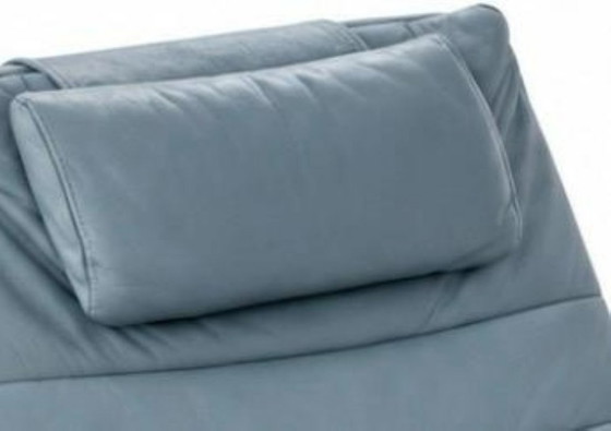 Ewald Schillig Vita Tumbona de cuero con función reclinable – Sillones reclinables, Chrome (photo 5 of 5)
