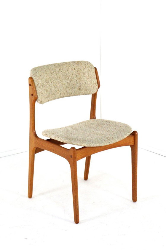 Image 1 of Ensemble de 6 chaises Erik Buch pour O.D. Mobler modèle 49 vintage