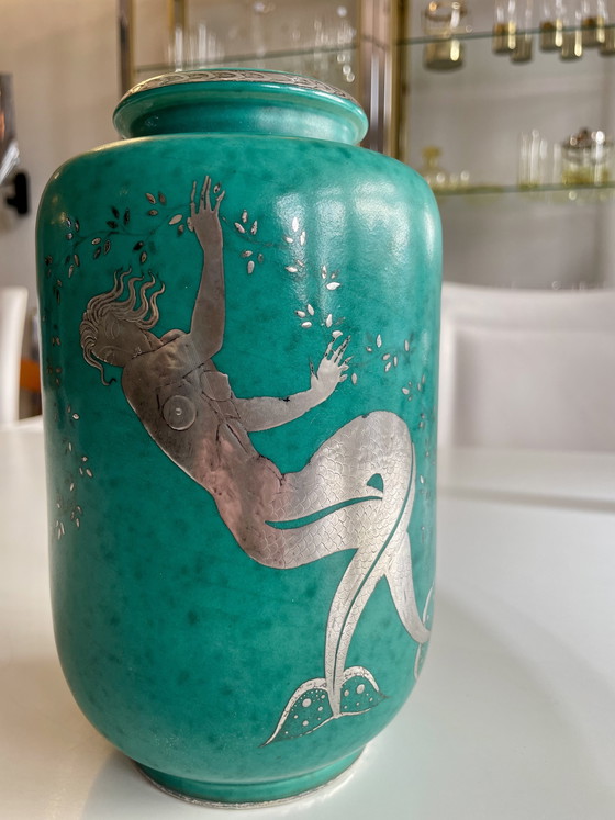 Image 1 of Wilhelm Kåge Argenta Gustavsberg Keramik Vase