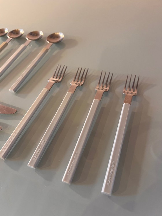 Image 1 of Air France Concorde Cutlery Service by Raymond Loewy, 1970s, Set of 12