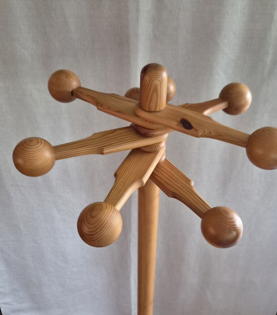 Portemanteau Vintage en Pin Space Age "Sputnik" – Portemanteaux, Bois (photo 9 of 12)