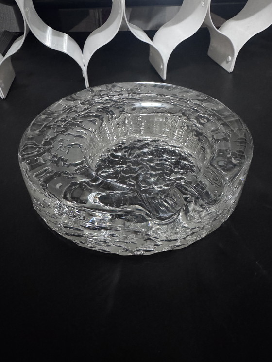 Image 1 of Posacenere di Kosta Boda in vetro ghiacciato 