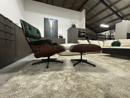 Vitra Lounge Chair + Ottoman Palisander Limited Edition Phlox