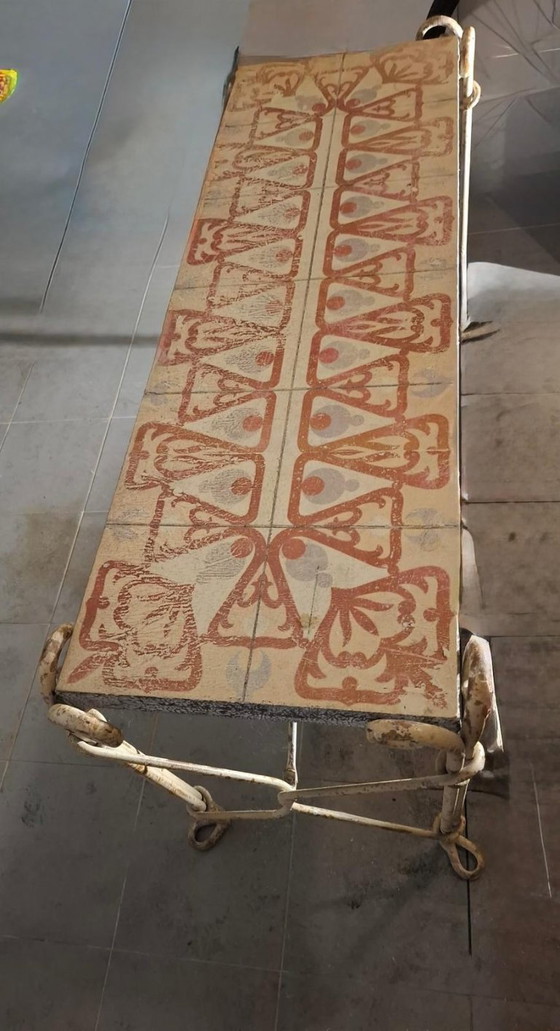 Image 1 of Console ancienne du milieu du siècle