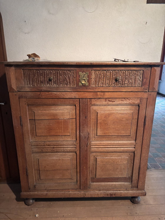 Schwarzer und brauner Kleiderschrank – Schränke, Wood