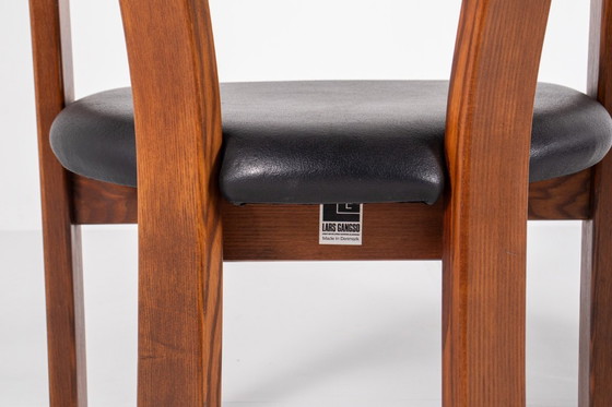 Image 1 of Juego de 6 sillas de comedor de Lars Gangsø, Dinamarca, 1970