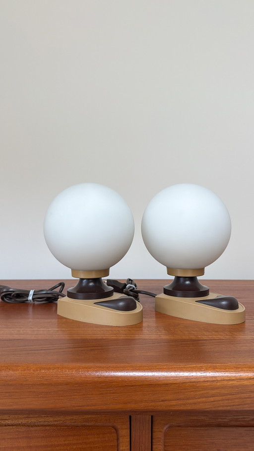 Ensemble de lampes vintage