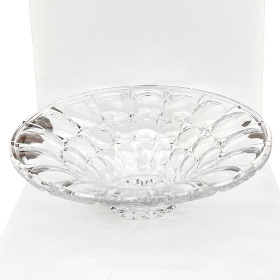 Image 1 of Bohême | Coupe en cristal lenticulaire | Tchécoslovaquie | Années 1970-1980 | Verre au plomb