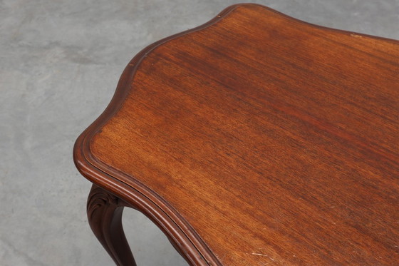 Image 1 of Antico tavolino intagliato in stile LOUIS XV, Francia ca. 1900