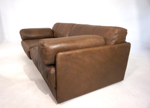De Sede DS-76 Zweisitzer-Ledersofa, 1970
