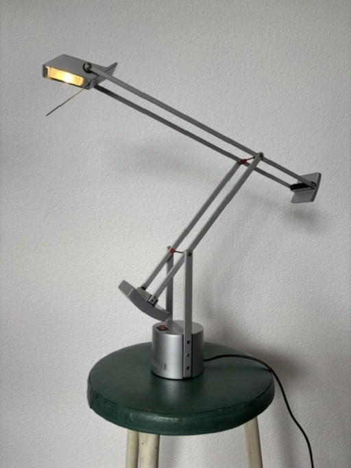 Artemide Tizio Micro (±30 years old, silver + red)