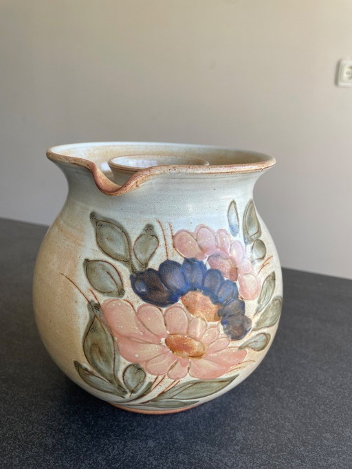 handbemalte Terrakotta-Keramik