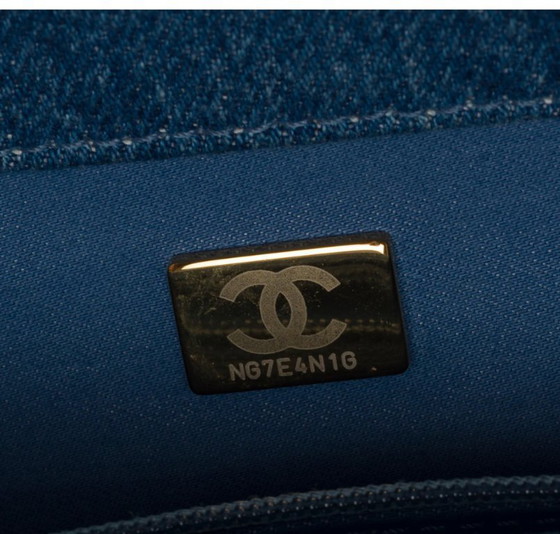 Image 1 of Borsa CHANEL Timeless/Classique in Denim Blu - 103192