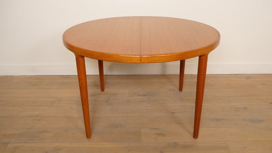 Image 1 of Tavolo da pranzo rotondo vintage | Teak | Allungabile