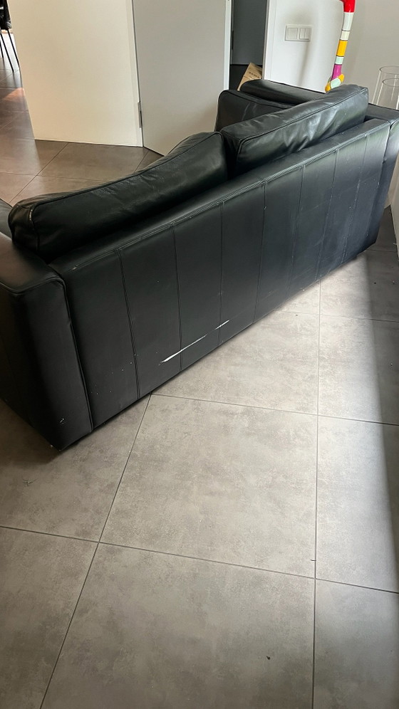 Divano in pelle italiana nera – Divani (photo 8 of 9)