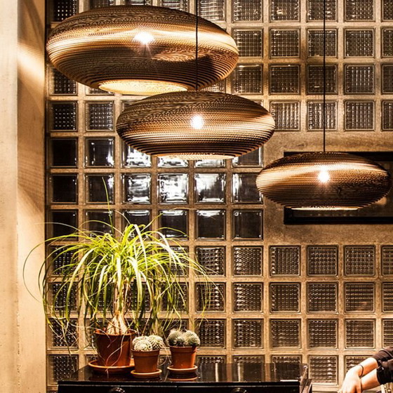 Image 1 of NUEVO: Lámpara colgante de diseño Think Paper Jazzy 440 - Cartón - Ø44cm