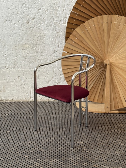 6 vintage stoelen