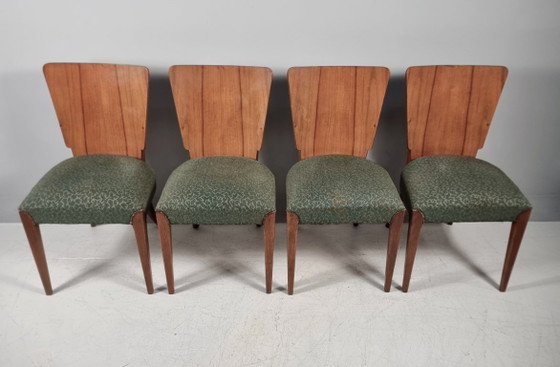 Ensemble Chaises et Table de Jindřich Halabala pour Up Zavody, années 1940 – Salles à manger complètes, Wood (photo 9 of 14)
