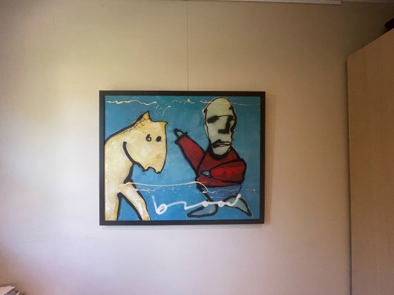 Image 1 of Pittura Herman Brood 106x86cm