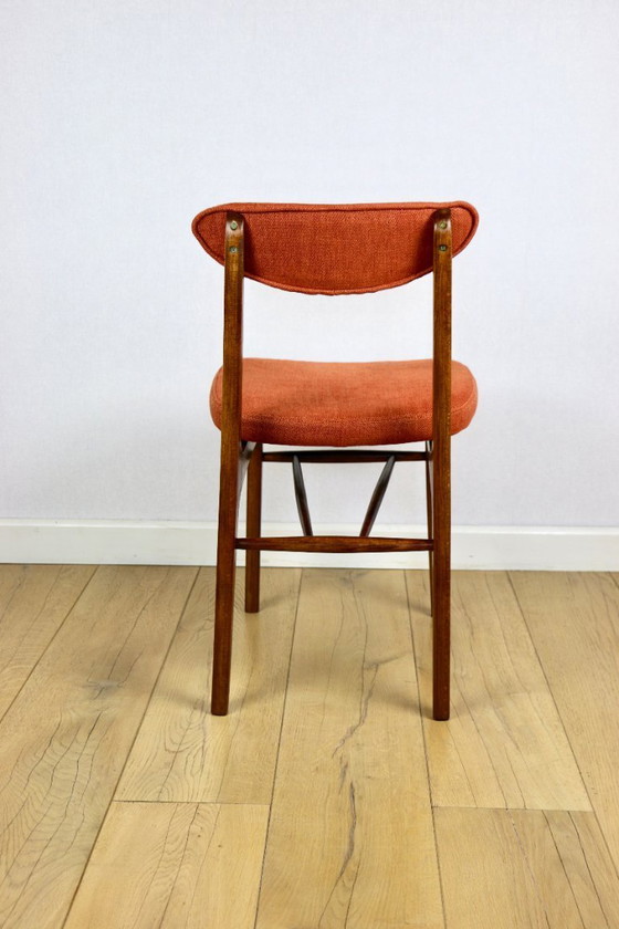 Image 1 of Sedia vintage Hałas color mattone terracotta