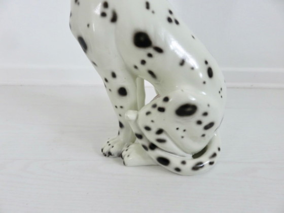 Image 1 of Pezzo di ceramica molto grande raffigurante un dalmata, Italia 1960-1970