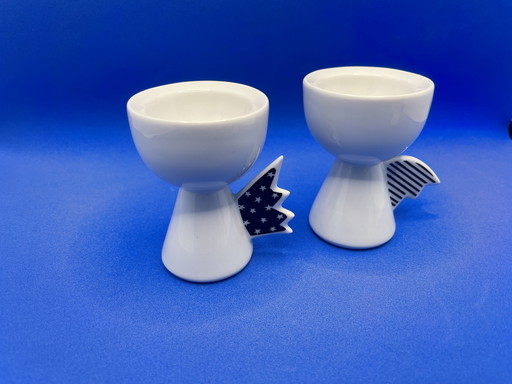 Set van 4 eierdopjes van Art Werk