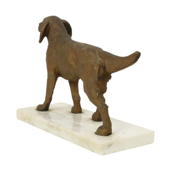 Image 1 of Art Deco Dog on Marble Base