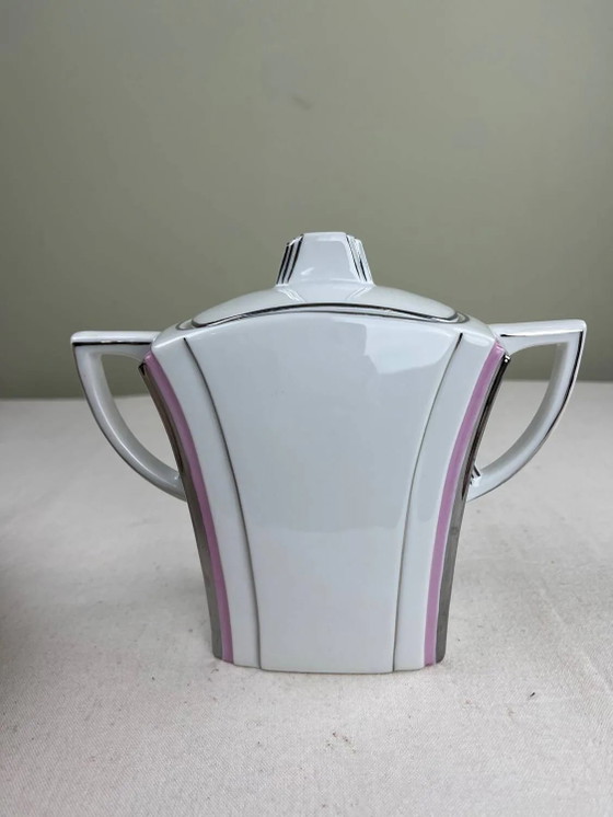 Art Deco Zuckerdose – Geschirr, Porcelain (photo 8 of 8)