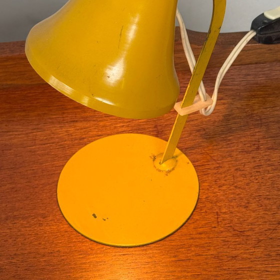 Image 1 of Szarvasi Small Steel Table Lamp, 1960s – Original Condition