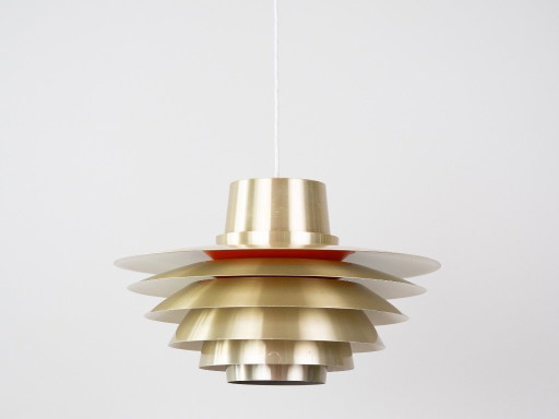Suspension vintage danoise Vérone par Svend Middelboe, Lyfa, 1962
