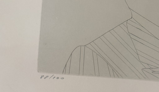 Paul Wunderlich - grabado en color