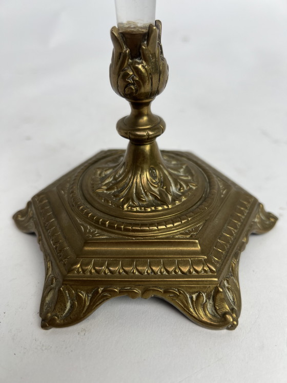 Image 1 of Jarrón corneta antiguo del siglo XIX - Época de Napoleón III