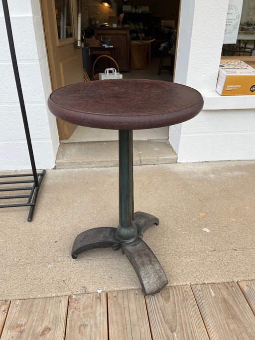 Table bistrot en Bakélite