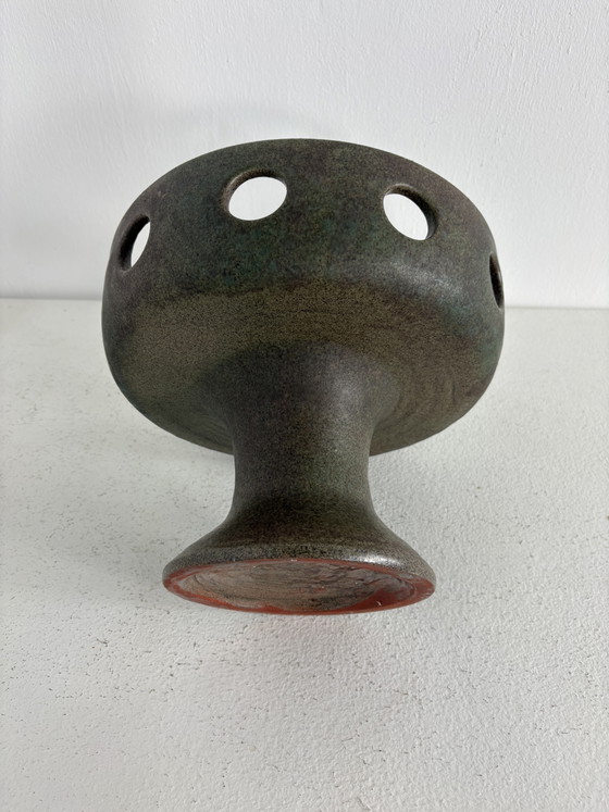 Image 1 of Bougeoir Pot Décoratif Céramique Henny Radijs 1969