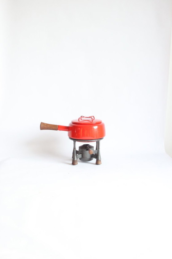 Image 1 of Set per fonduta di Jens Quistgaard per Dansk Designs, Danimarca anni '50