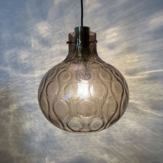 Image 1 of Limburg Glashütte glass hanging lamp , 1970s