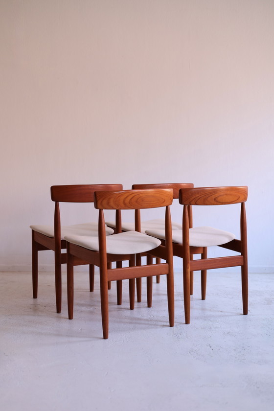 Image 1 of Set di 4 sedie da pranzo Farsø Stolefabrik, anni '60
