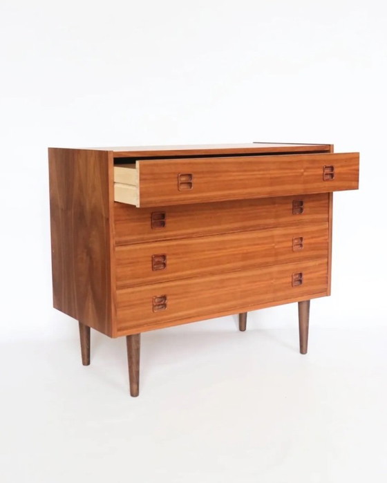 Image 1 of Cassettiera vintage in teak, design danese, mobile retrò anni '50