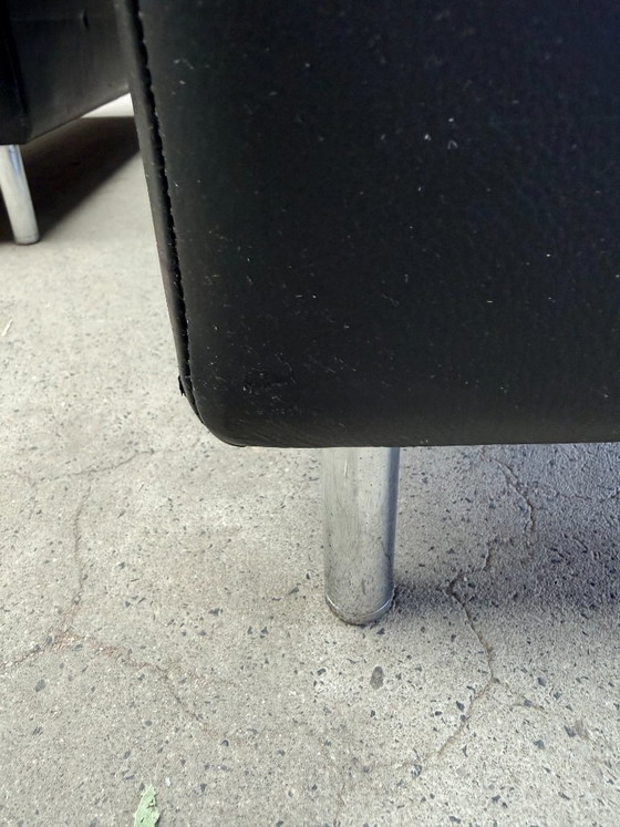 Vitra Jasper Morrison Hocker (Klein) – Hockers en poefs, Leather, Chrome (photo 11 of 14)